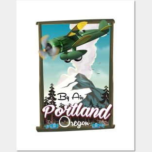 Portland Oregon Travel poster Posters and Art